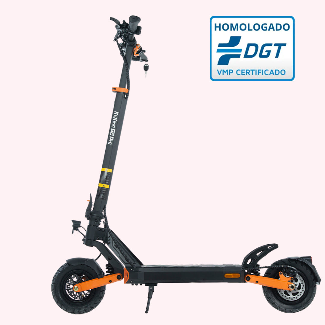 Patinete eléctrico plegable Kukirin G2 Pro VMP | Batería de  48V 15.6Ah | Motor de 500W | Autonomía de 65 km